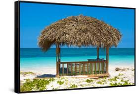 Cuba Fuerte Collection - Beach Hut-Philippe Hugonnard-Framed Stretched Canvas
