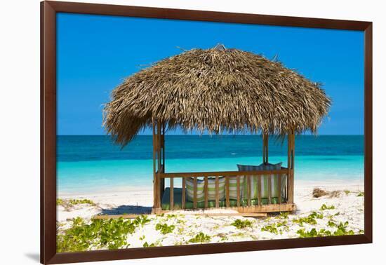 Cuba Fuerte Collection - Beach Hut-Philippe Hugonnard-Framed Photographic Print