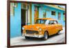 Cuba Fuerte Collection - Beautiful Classic American Orange Car-Philippe Hugonnard-Framed Photographic Print