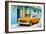 Cuba Fuerte Collection - Beautiful Classic American Orange Car-Philippe Hugonnard-Framed Photographic Print