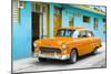 Cuba Fuerte Collection - Beautiful Classic American Orange Car-Philippe Hugonnard-Mounted Photographic Print