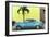 Cuba Fuerte Collection - Beautiful Retro Blue Car-Philippe Hugonnard-Framed Photographic Print