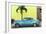 Cuba Fuerte Collection - Beautiful Retro Blue Car-Philippe Hugonnard-Framed Photographic Print