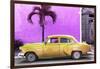 Cuba Fuerte Collection - Beautiful Retro Golden Car-Philippe Hugonnard-Framed Photographic Print