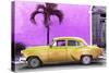 Cuba Fuerte Collection - Beautiful Retro Golden Car-Philippe Hugonnard-Stretched Canvas