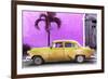 Cuba Fuerte Collection - Beautiful Retro Golden Car-Philippe Hugonnard-Framed Photographic Print