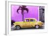 Cuba Fuerte Collection - Beautiful Retro Golden Car-Philippe Hugonnard-Framed Photographic Print