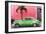 Cuba Fuerte Collection - Beautiful Retro Green Car-Philippe Hugonnard-Framed Photographic Print