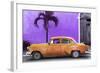 Cuba Fuerte Collection - Beautiful Retro Orange Car-Philippe Hugonnard-Framed Photographic Print