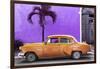 Cuba Fuerte Collection - Beautiful Retro Orange Car-Philippe Hugonnard-Framed Photographic Print