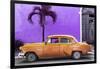 Cuba Fuerte Collection - Beautiful Retro Orange Car-Philippe Hugonnard-Framed Photographic Print