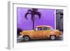 Cuba Fuerte Collection - Beautiful Retro Orange Car-Philippe Hugonnard-Framed Photographic Print