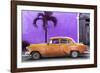 Cuba Fuerte Collection - Beautiful Retro Orange Car-Philippe Hugonnard-Framed Photographic Print