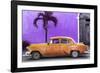 Cuba Fuerte Collection - Beautiful Retro Orange Car-Philippe Hugonnard-Framed Photographic Print