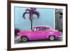 Cuba Fuerte Collection - Beautiful Retro Pink Car-Philippe Hugonnard-Framed Photographic Print