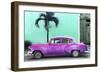 Cuba Fuerte Collection - Beautiful Retro Purple Car-Philippe Hugonnard-Framed Photographic Print