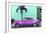 Cuba Fuerte Collection - Beautiful Retro Purple Car-Philippe Hugonnard-Framed Photographic Print