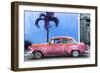 Cuba Fuerte Collection - Beautiful Retro Red Car-Philippe Hugonnard-Framed Photographic Print