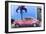 Cuba Fuerte Collection - Beautiful Retro Red Car-Philippe Hugonnard-Framed Photographic Print