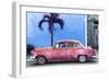 Cuba Fuerte Collection - Beautiful Retro Red Car-Philippe Hugonnard-Framed Photographic Print