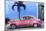 Cuba Fuerte Collection - Beautiful Retro Red Car-Philippe Hugonnard-Mounted Photographic Print
