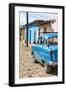 Cuba Fuerte Collection - Blue Car in Trinidad III-Philippe Hugonnard-Framed Photographic Print