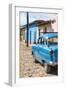Cuba Fuerte Collection - Blue Car in Trinidad III-Philippe Hugonnard-Framed Photographic Print