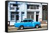 Cuba Fuerte Collection - Blue Car-Philippe Hugonnard-Framed Stretched Canvas