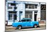 Cuba Fuerte Collection - Blue Car-Philippe Hugonnard-Mounted Premium Photographic Print