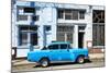 Cuba Fuerte Collection - Blue Car-Philippe Hugonnard-Mounted Photographic Print