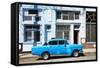 Cuba Fuerte Collection - Blue Car-Philippe Hugonnard-Framed Stretched Canvas