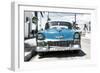 Cuba Fuerte Collection - Blue Chevy-Philippe Hugonnard-Framed Photographic Print