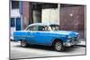 Cuba Fuerte Collection - Blue Chevy-Philippe Hugonnard-Mounted Photographic Print
