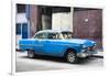 Cuba Fuerte Collection - Blue Chevy-Philippe Hugonnard-Framed Photographic Print