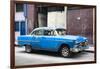 Cuba Fuerte Collection - Blue Chevy-Philippe Hugonnard-Framed Photographic Print