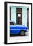 Cuba Fuerte Collection - Blue Classic Car-Philippe Hugonnard-Framed Photographic Print