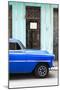 Cuba Fuerte Collection - Blue Classic Car-Philippe Hugonnard-Mounted Photographic Print