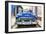 Cuba Fuerte Collection - Blue Cuban Taxi II-Philippe Hugonnard-Framed Photographic Print
