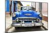 Cuba Fuerte Collection - Blue Cuban Taxi II-Philippe Hugonnard-Mounted Premium Photographic Print