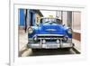 Cuba Fuerte Collection - Blue Cuban Taxi II-Philippe Hugonnard-Framed Photographic Print