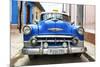 Cuba Fuerte Collection - Blue Cuban Taxi II-Philippe Hugonnard-Mounted Photographic Print