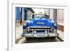 Cuba Fuerte Collection - Blue Cuban Taxi II-Philippe Hugonnard-Framed Photographic Print