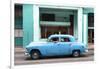 Cuba Fuerte Collection - Blue Taxi Car-Philippe Hugonnard-Framed Photographic Print