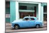 Cuba Fuerte Collection - Blue Taxi Car-Philippe Hugonnard-Mounted Photographic Print