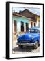 Cuba Fuerte Collection - Blue Taxi in Trinidad III-Philippe Hugonnard-Framed Photographic Print