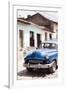 Cuba Fuerte Collection - Blue Taxi in Trinidad IV-Philippe Hugonnard-Framed Photographic Print