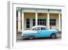 Cuba Fuerte Collection - Blue Vintage Car-Philippe Hugonnard-Framed Photographic Print