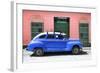 Cuba Fuerte Collection - Blue Vintage Car-Philippe Hugonnard-Framed Photographic Print