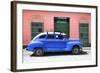 Cuba Fuerte Collection - Blue Vintage Car-Philippe Hugonnard-Framed Photographic Print