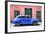 Cuba Fuerte Collection - Blue Vintage Car-Philippe Hugonnard-Framed Photographic Print